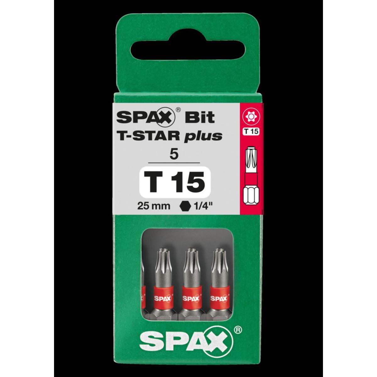 SPAX Bit T-Star Plus T15 25mm