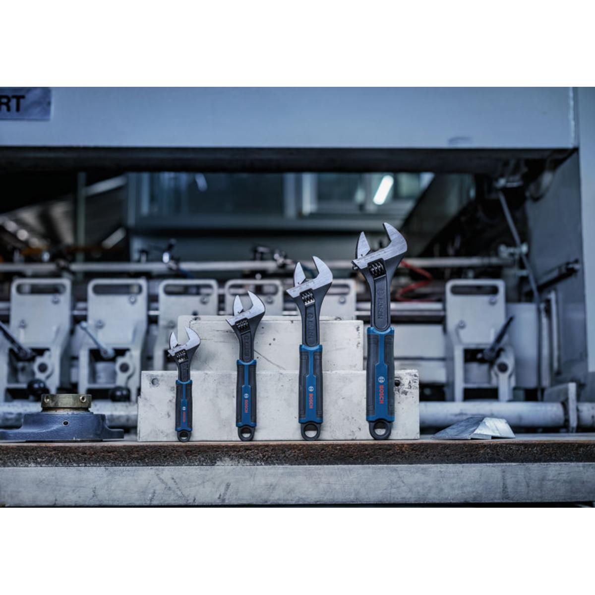 Bosch Rollgabelschlüssel, 150/200/250 mm, 3-teilges Set