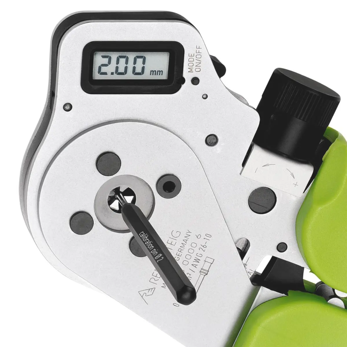 Rennsteig Vierdornzange DigiCrimp® für Industrie-Kontakte 0,14 - 6,0 mm² / AWG 26 - 10, im Kunststoffkoffer mit 12-fach Kontaktaufnahme