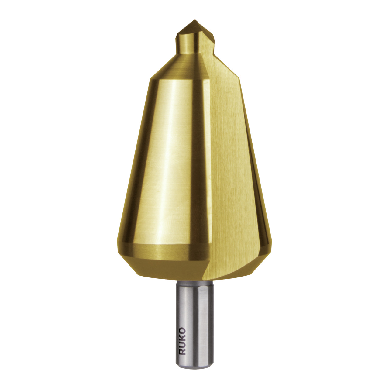 RUKO Blechschälbohrer HSS TiN CBN-geschliffen mit Kreuzanschliff