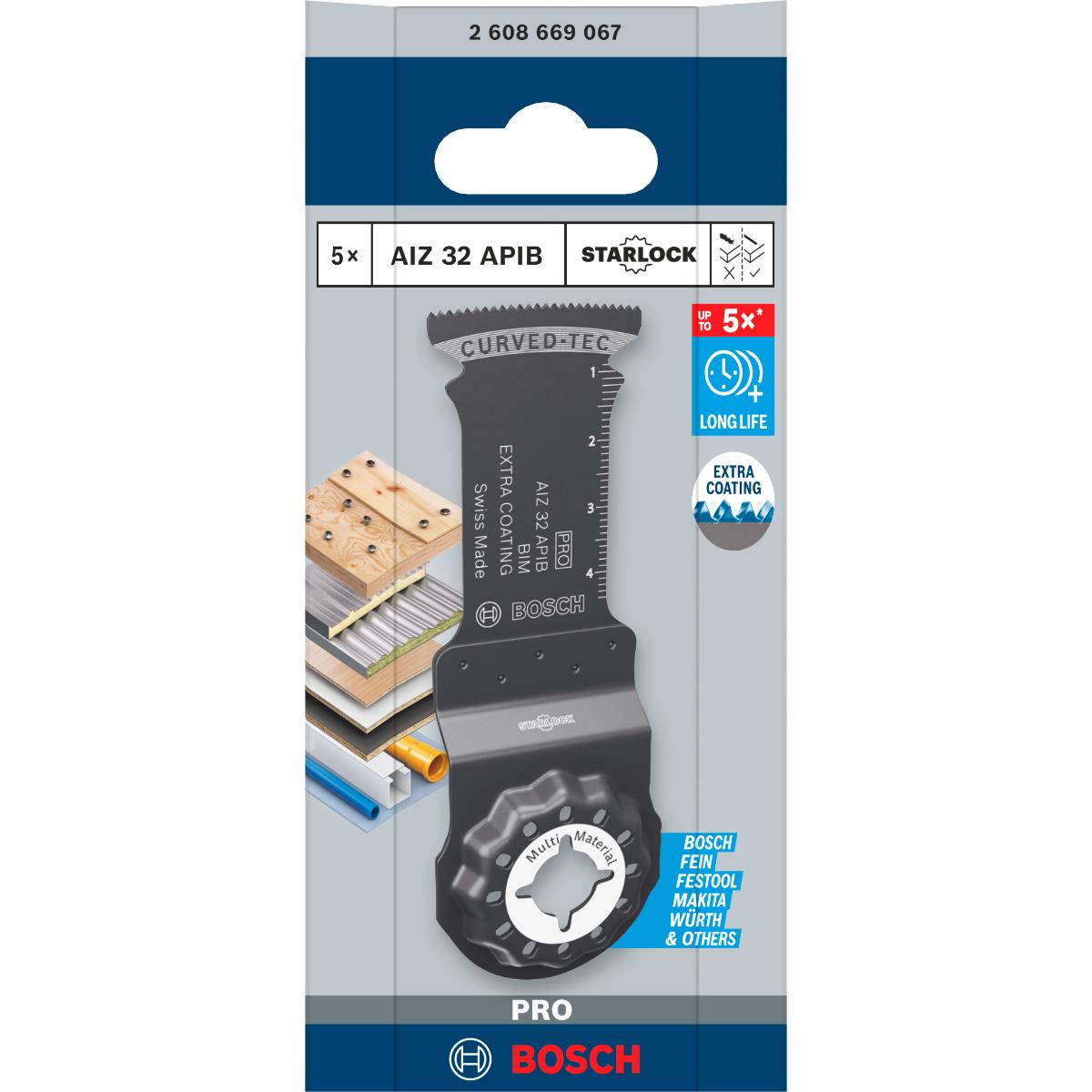 Bosch PRO AIZ 32 APIB Blatt für Multifunktionswerkzeuge,32 x 50 mm