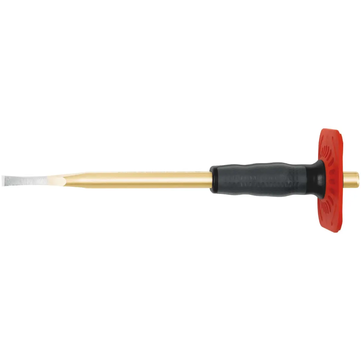 Rennsteig Kreuzmeißel mit Handschutz 9 x 300 mm, poliert