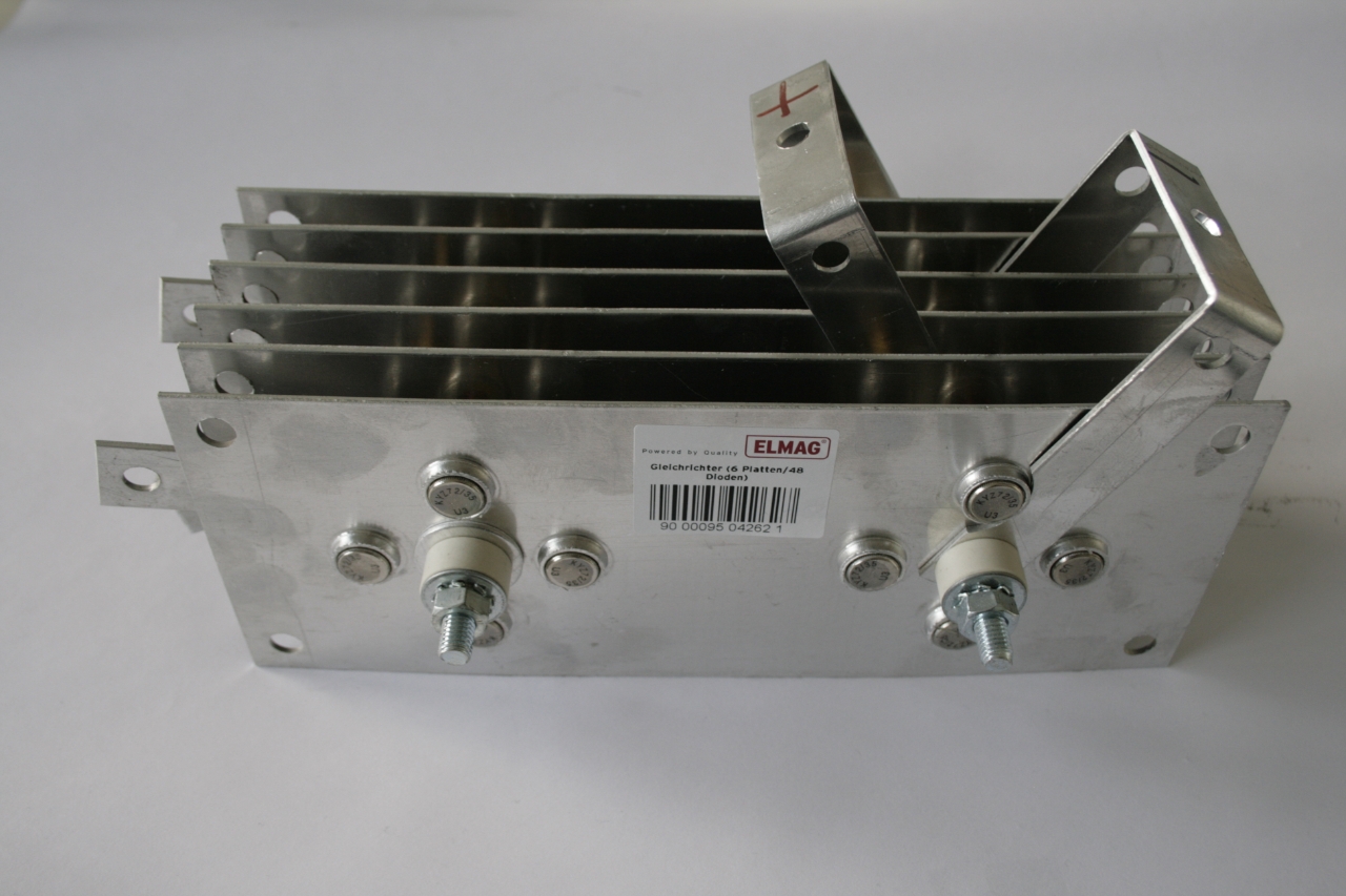 ELMAG Gleichrichter (6 Platten/48 Dioden)