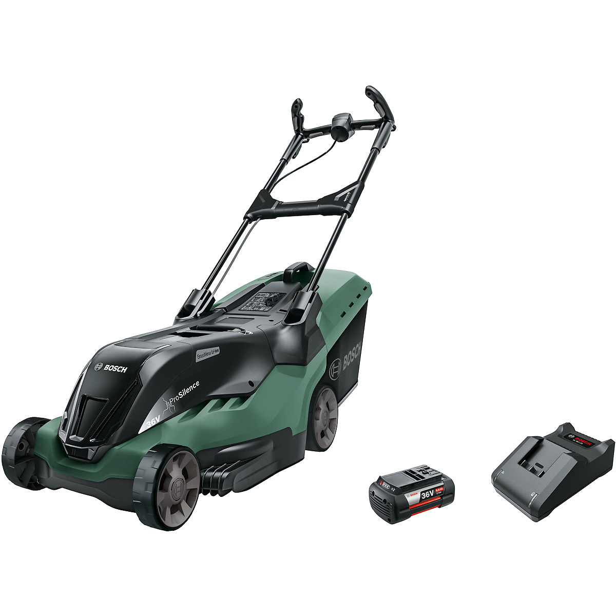 Bosch Akku-Rasenmäher AdvancedRotak 36-850, 1x Akku 36V/6,0-Ah, Ladegerät AL 3620 CV