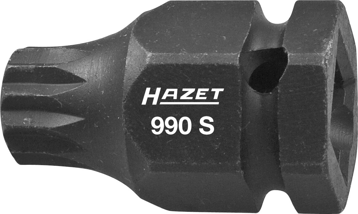 Douille à cliquet pour visseuse à percussion Hazet (1/2 pouce), profil intérieur multi-dents