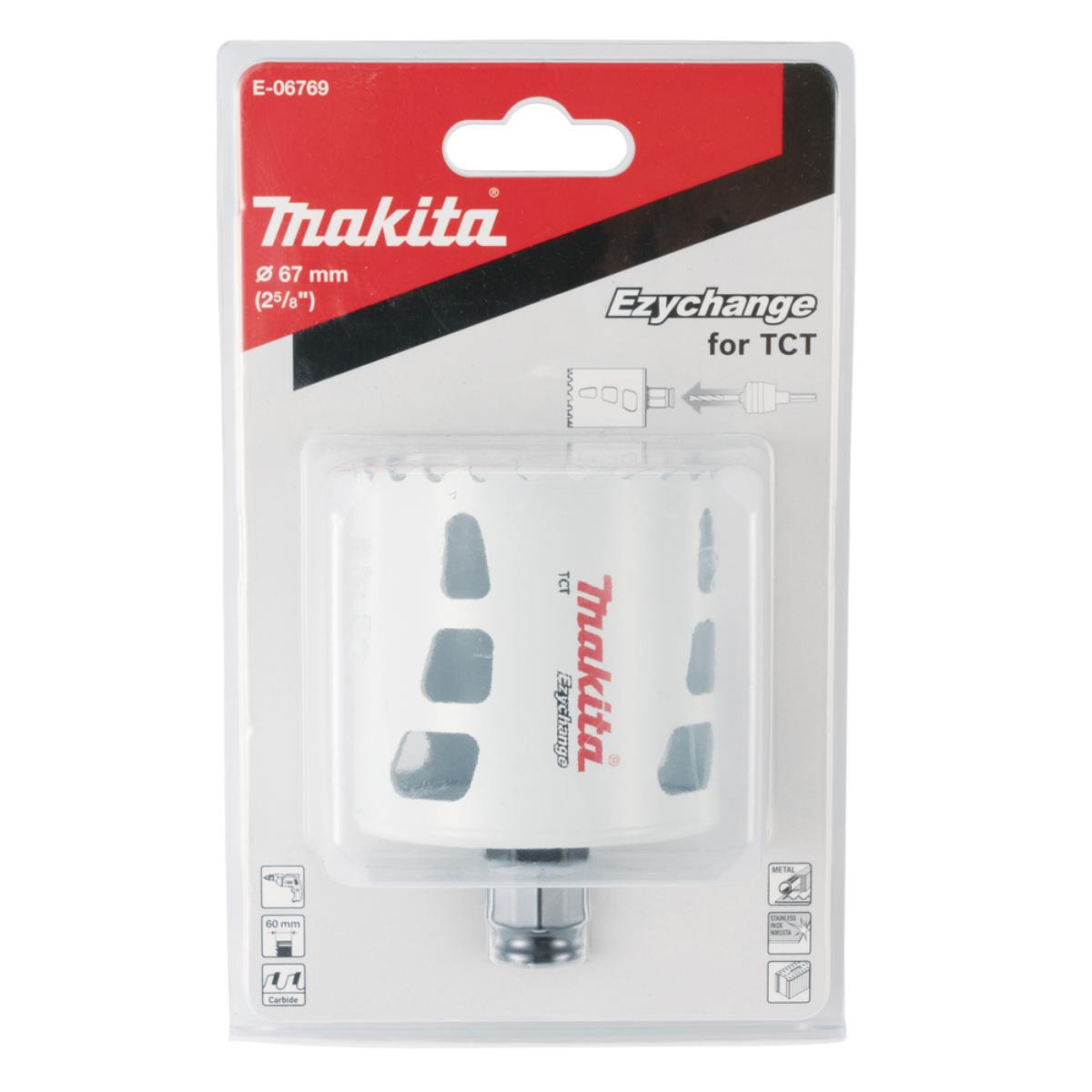 Makita EZYCHANGE TCT-Lochsäge Schnittiefe 60mm
