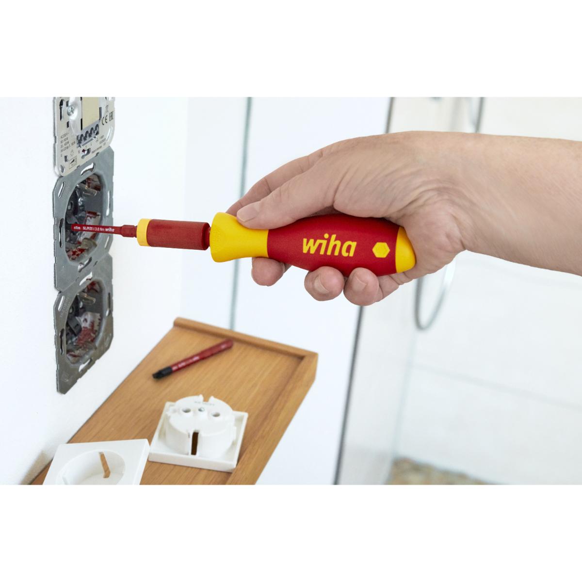 Wiha Drehmoment Set easyTorque Adapter electric für slimBits und slimVario Halter 5-teilges Set - 5 Stück