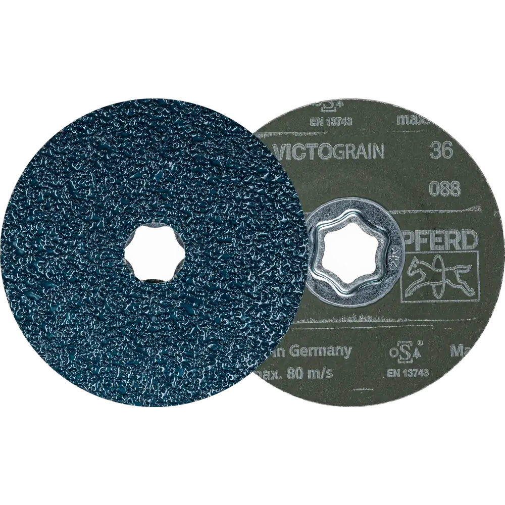 PFERD TOOLS COMBICLICK Fiberscheibe VICTOGRAIN 36