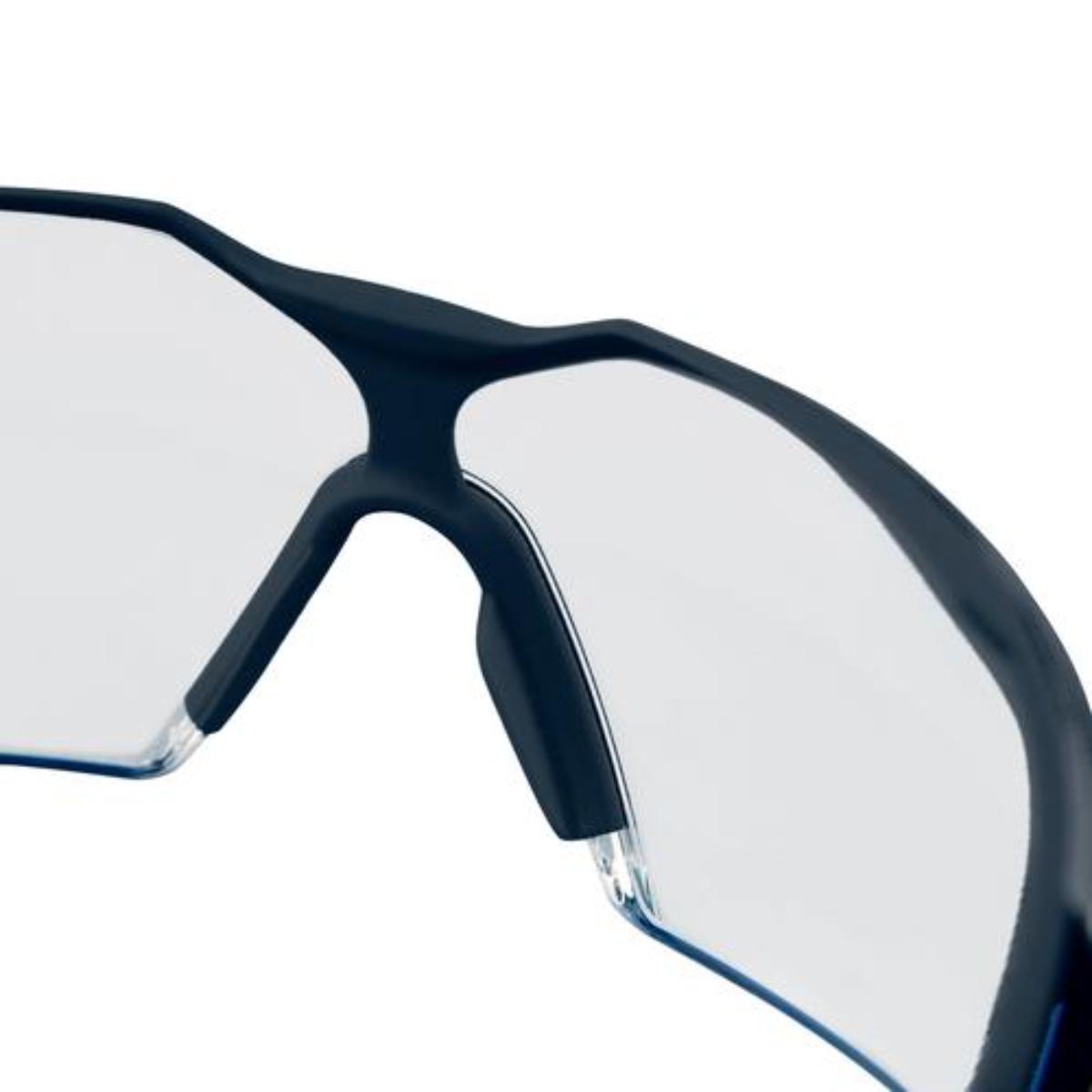 uvex Bügelbrille pheos cx2 schwarz, hellblau