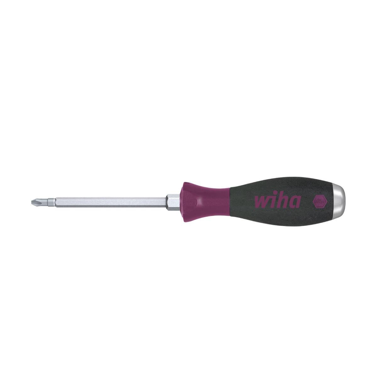Wiha Schraubendreher MicroFinish Phillips mit durchgehender Sechskantklinge und massiver Stahlkappe - 10 Stück