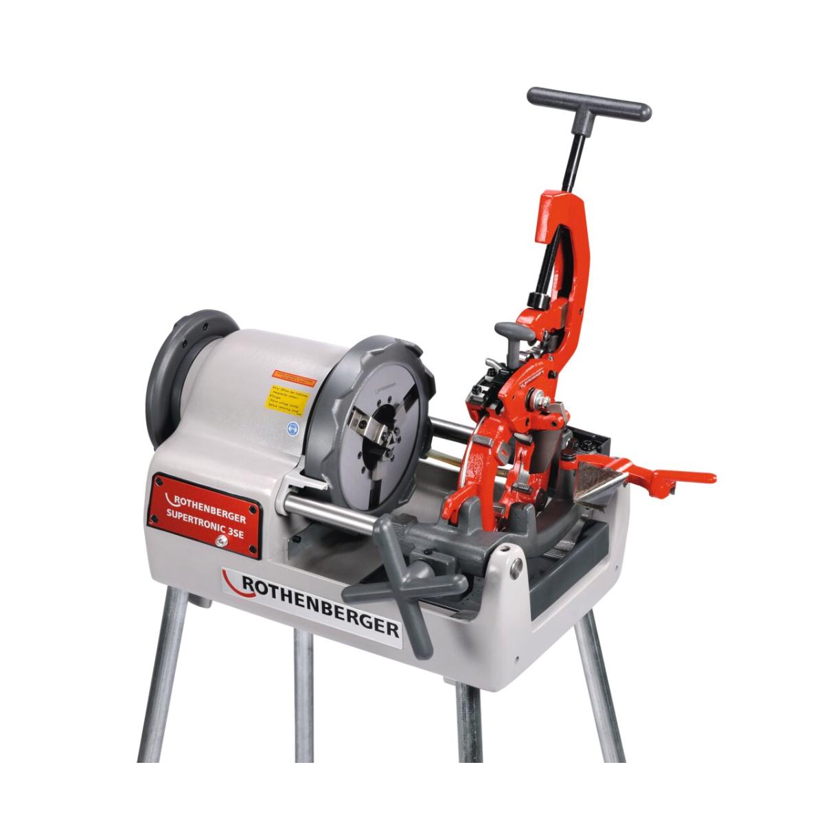 Rothenberger Gewindeschneidmaschine SUPERTRONIC 3SE, Standard, BSPT R1/2 - 3 Zoll 230V