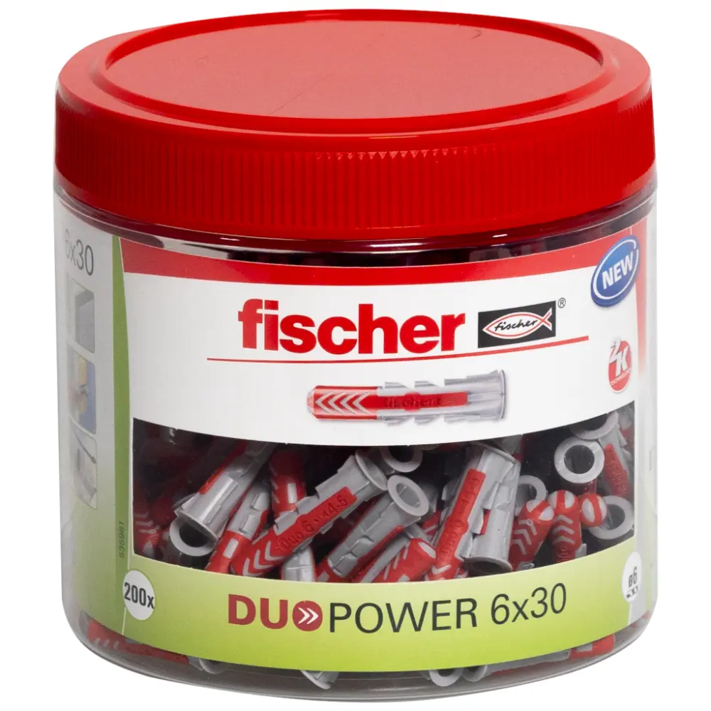 Fischer Universaldübel DuoPower 6x30 Dose (200)