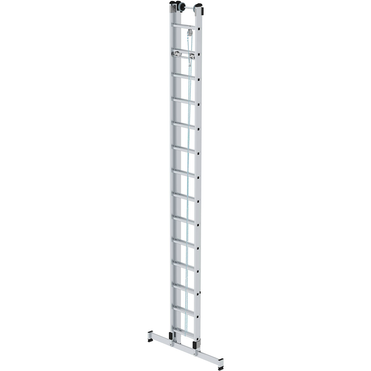Munk Sprossen-Seilzugleiter 2-teilig mit nivello®-Traverse