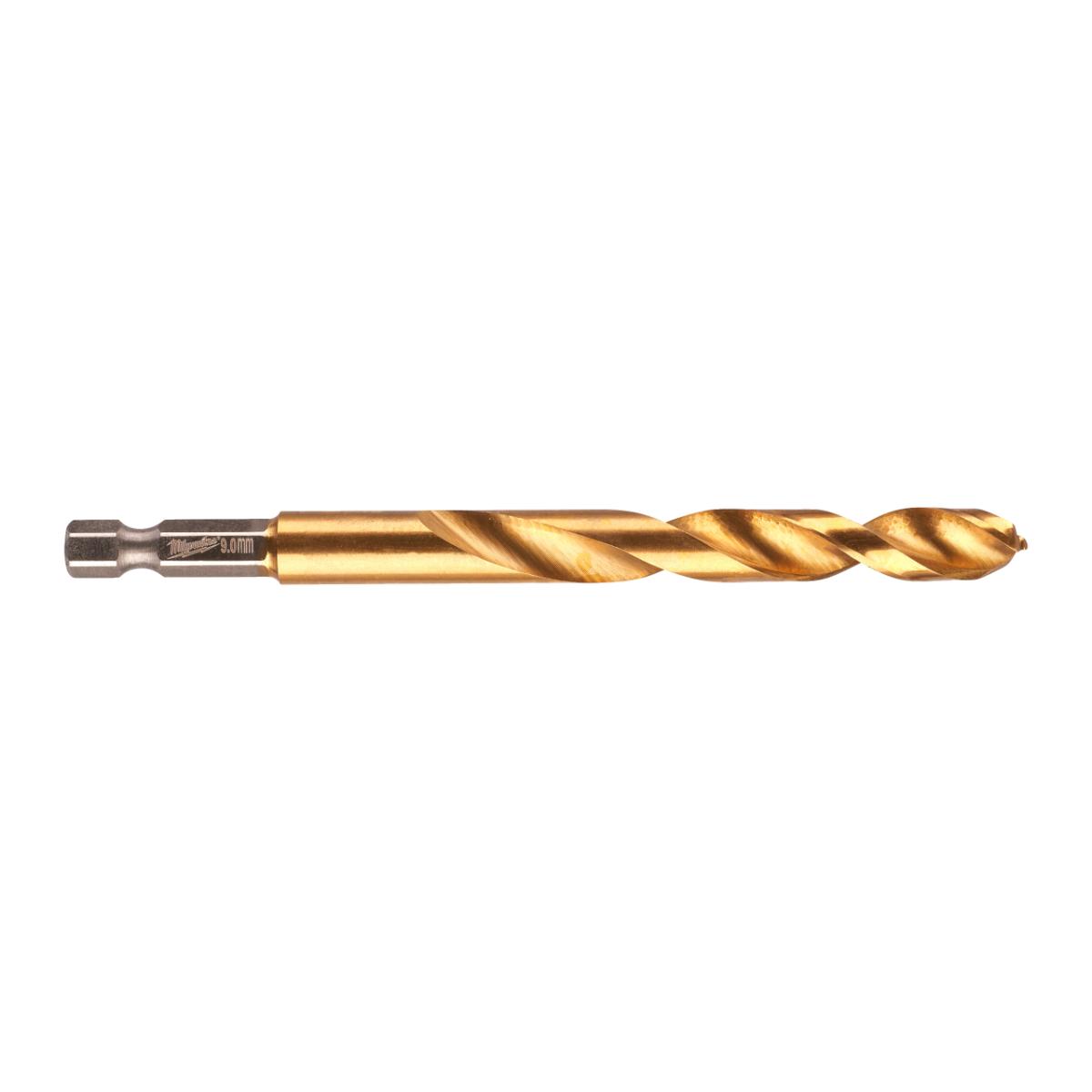 Milwaukee - Metallbohrer SWave HSS-G TiN 9mm (1pc) - 48894721