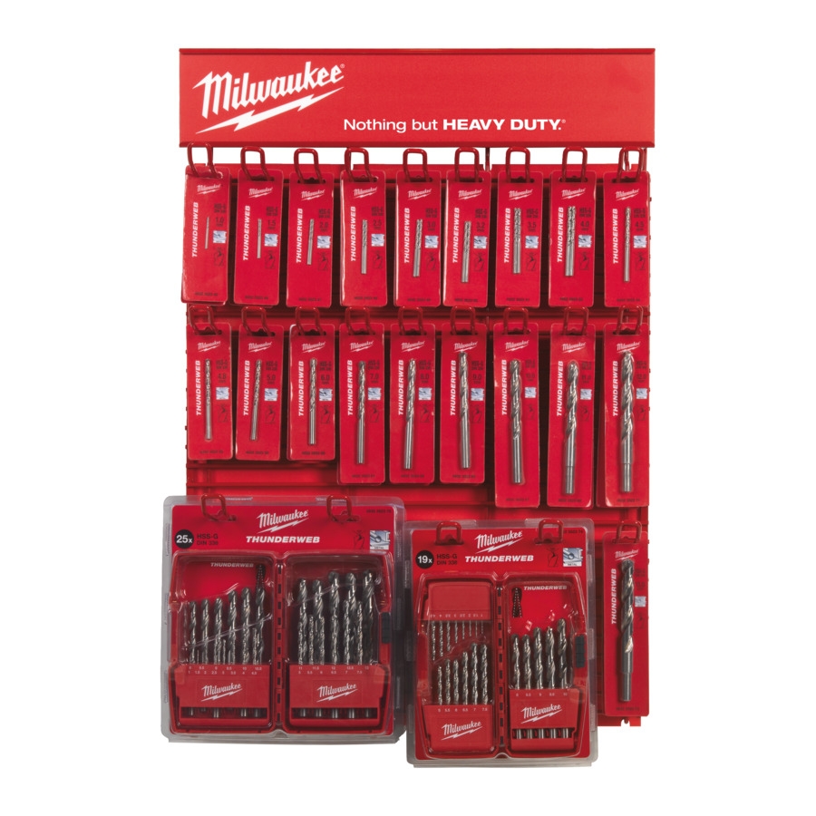 Milwaukee - RED RACK METALLBOHRER HSS-G TH-WEB SNP - 4932352645