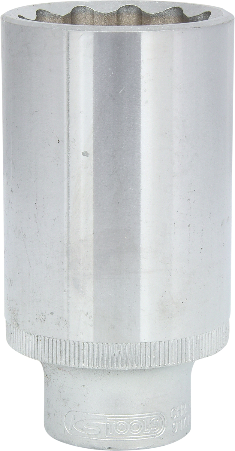 KS TOOLS 1/2" 12-kant-Stecknuss, lang