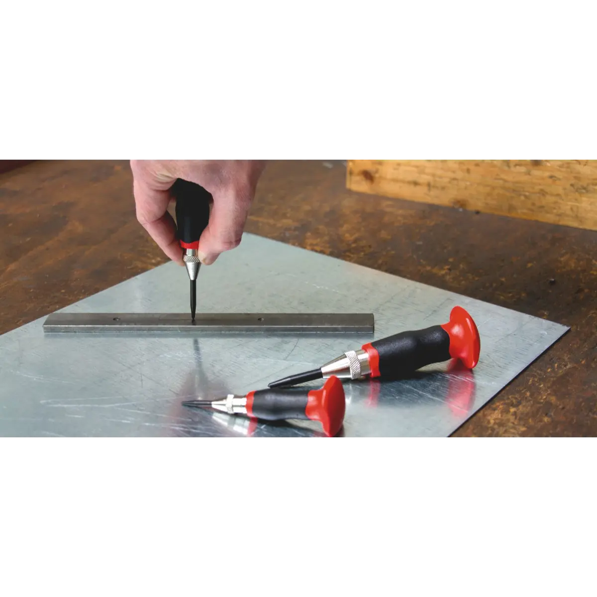 Rennsteig Automatischer Körner mit Handschutz, Ø 6 mm, 180 - 250 N