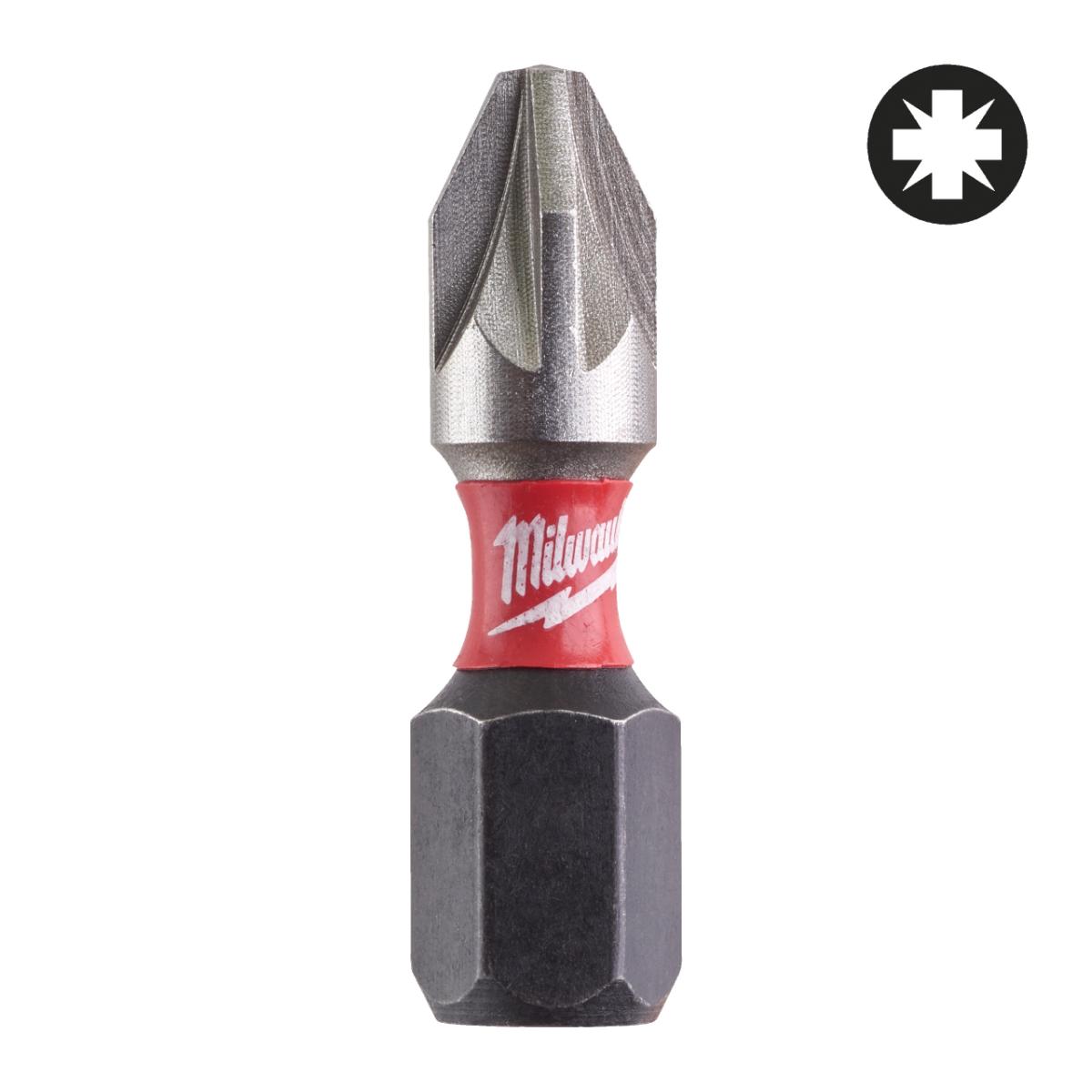Milwaukee - BIT PZ2 25MM SHOCKWAVE (25) DISP. - 4932430864