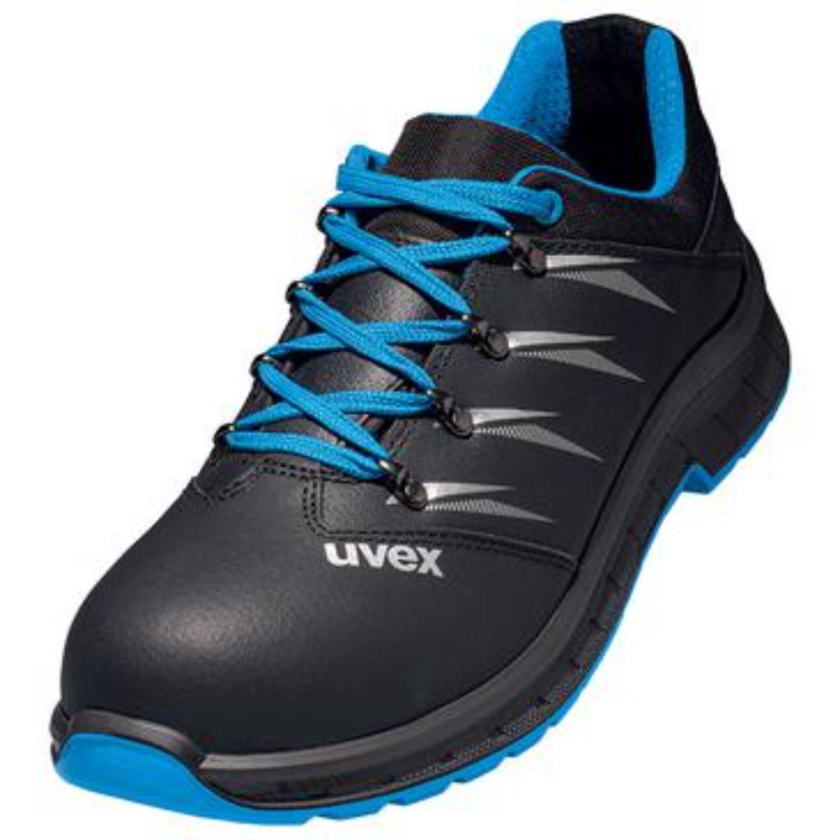 uvex 2 trend Sicherheitsschuh S2 Halbschuh blau-schwarz