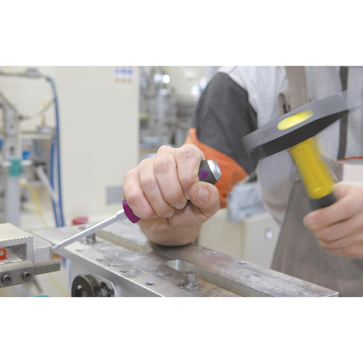 Wiha Schraubendreher MicroFinish Phillips mit durchgehender Sechskantklinge und massiver Stahlkappe - 10 Stück