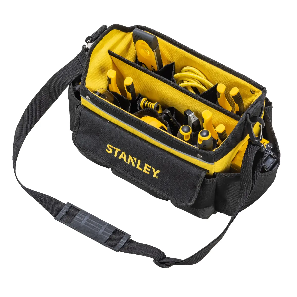STANLEY Werkzeugtasche 31x20x26cm 8äußere+10innere Taschen