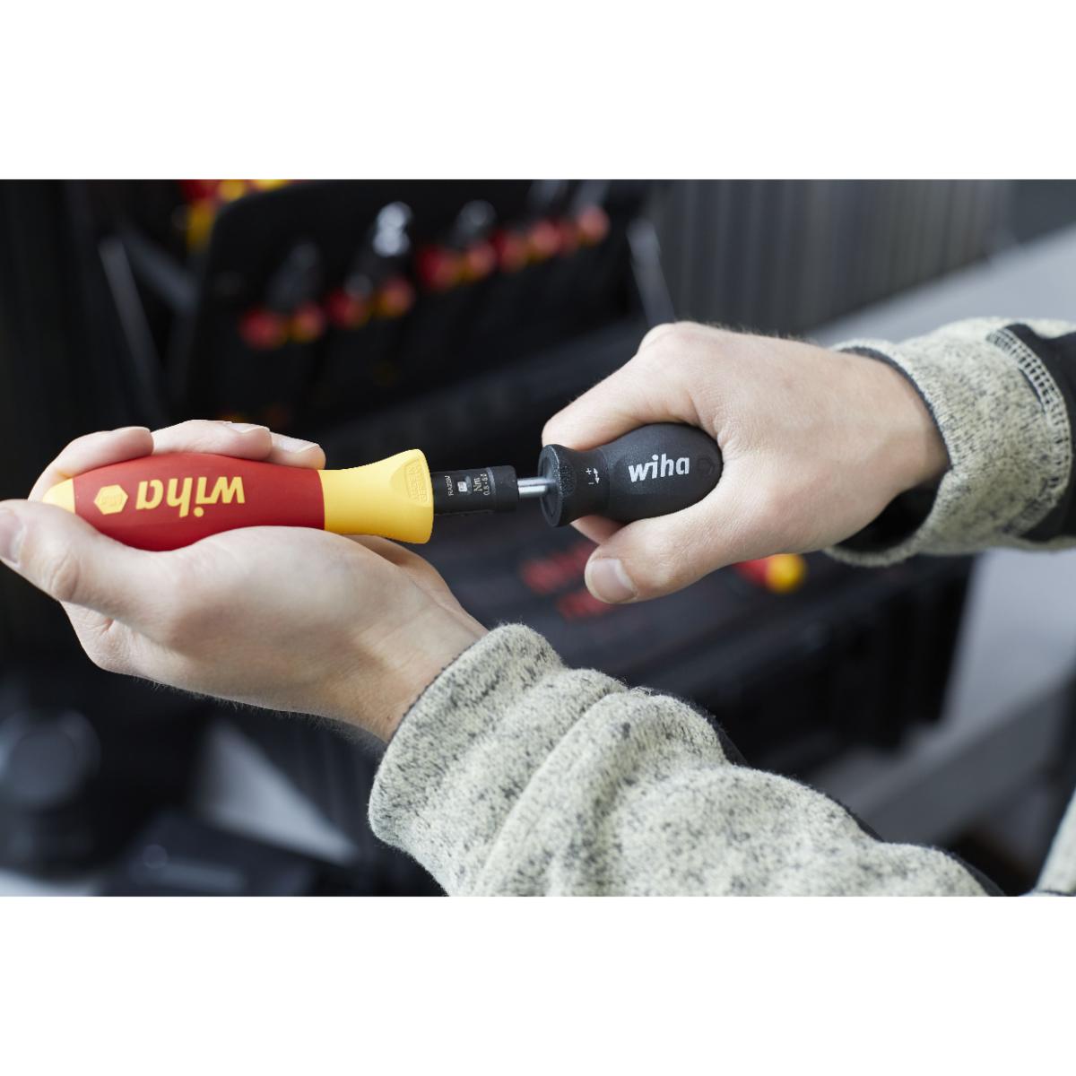 Wiha Drehmoment-Schraubendreher TorqueVario -S electric variabel einstellbare Drehmomentbegrenzung