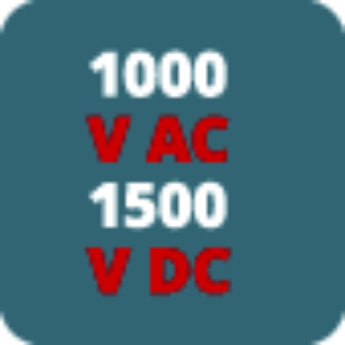 Wiha Spannungs- und Durchgangsprüfer 12 - 1.000 V AC, CAT IV mit 2x AAA-Batterien