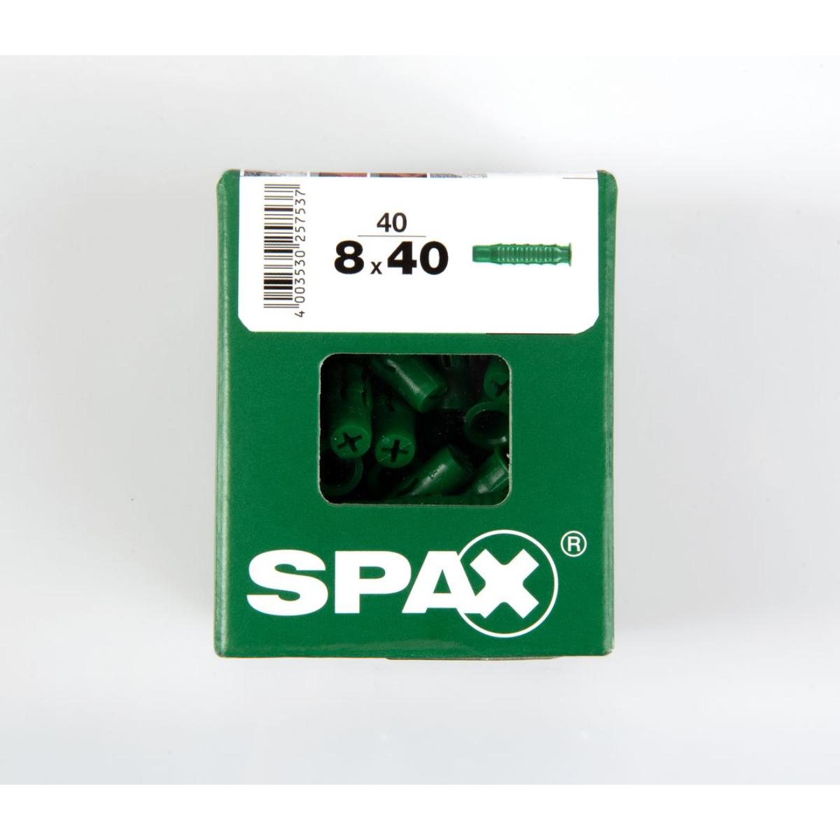 SPAX Duebel Typ-SD L 8 x 40 mm, 40 Stück