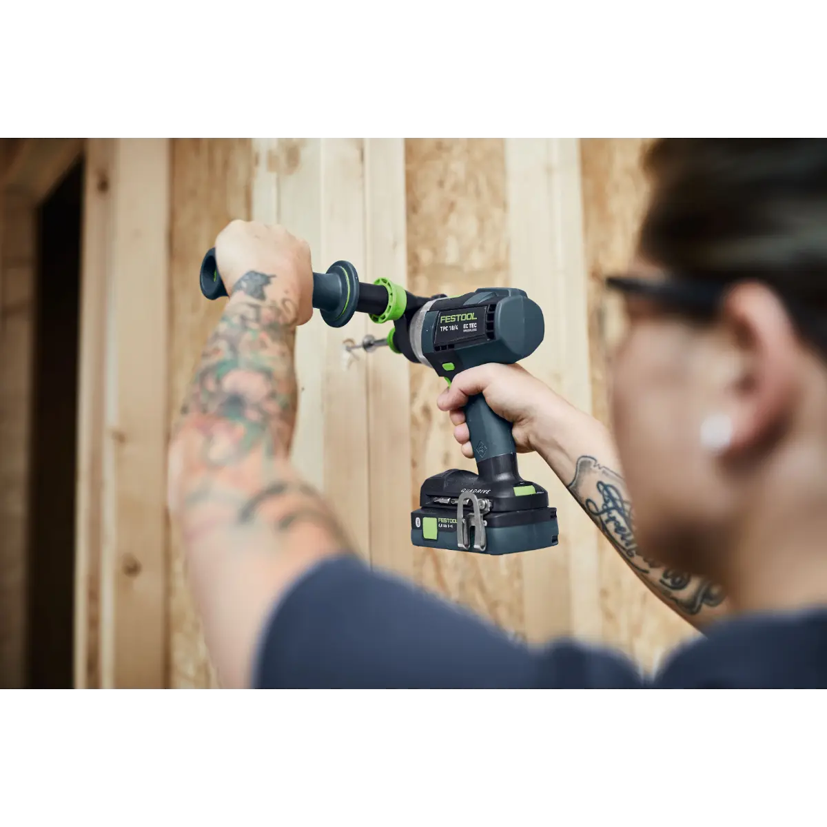 Festool Akku-Schlagbohrschrauber QUADRIVE TPC 18/4 Basic-Set/XL