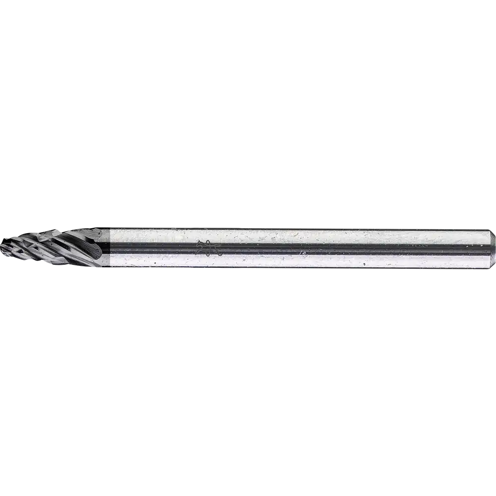 PFERD TOOLS Hartmetall Hochleistungsfrässtift ALLROUND Rundbogen RBF Ø 03x07mm Schaft-Ø 3mm HICOAT beschichtet für Stahl