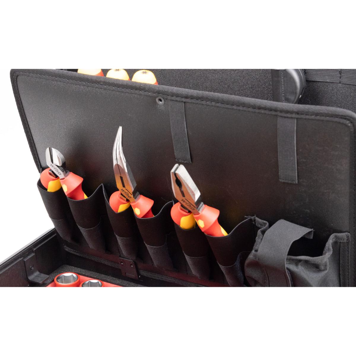 Wiha Werkzeugkoffer Set L eMobility 62-teilges Set