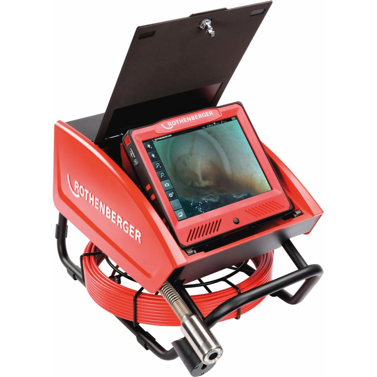 Rothenberger Inspektionskamera ROCAM 4 Plus 30m, 40mm Kamerakopf + Mini mit 
