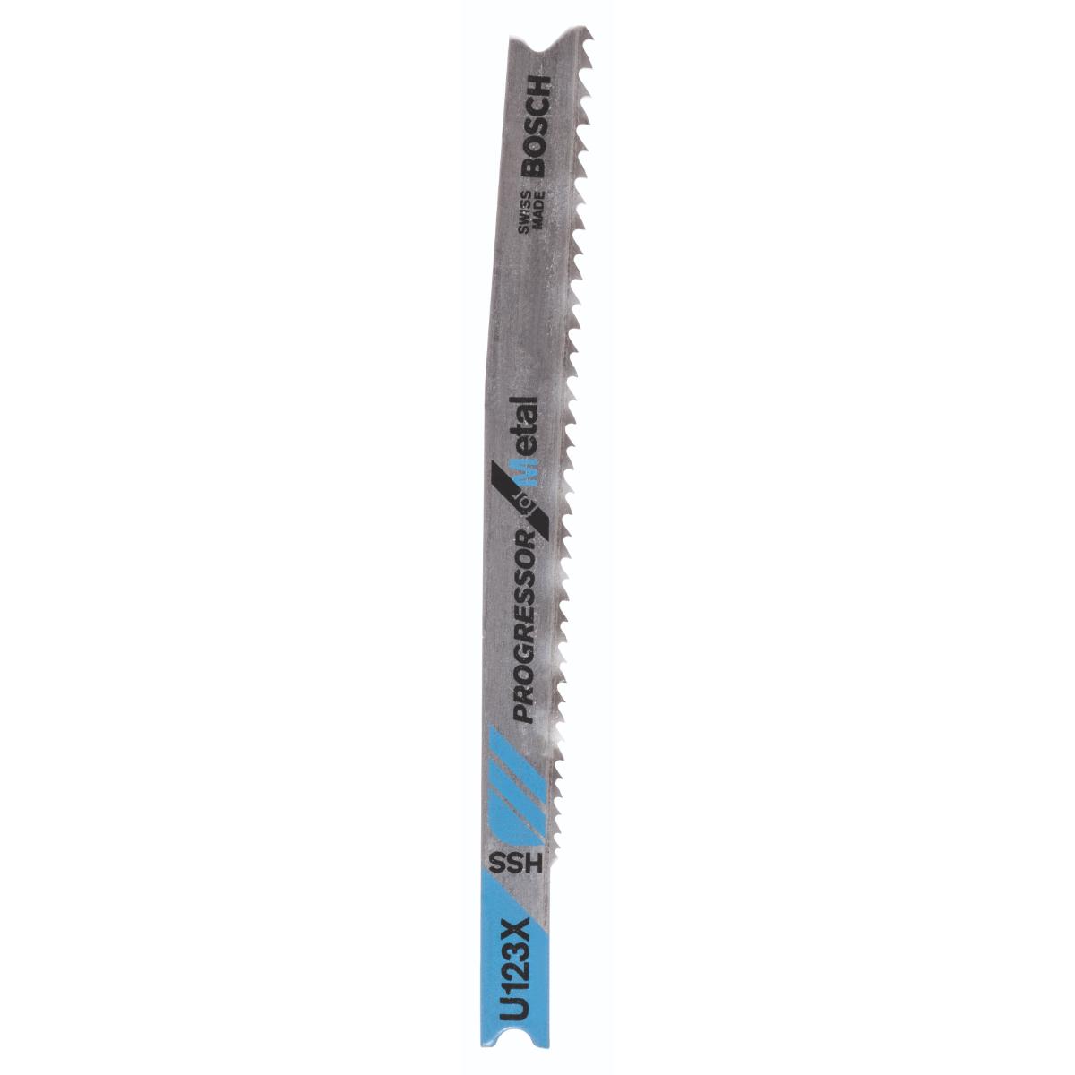 Bosch Stichsägeblatt HSS, U 123 XF Progressor for Metal