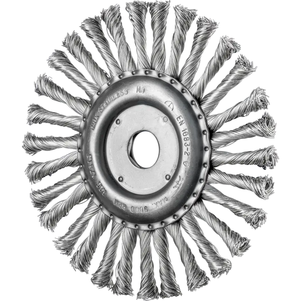 Brosse ronde tressée COMBITWIST RBG en fil d'acier inoxydable PFERD TOOLS
