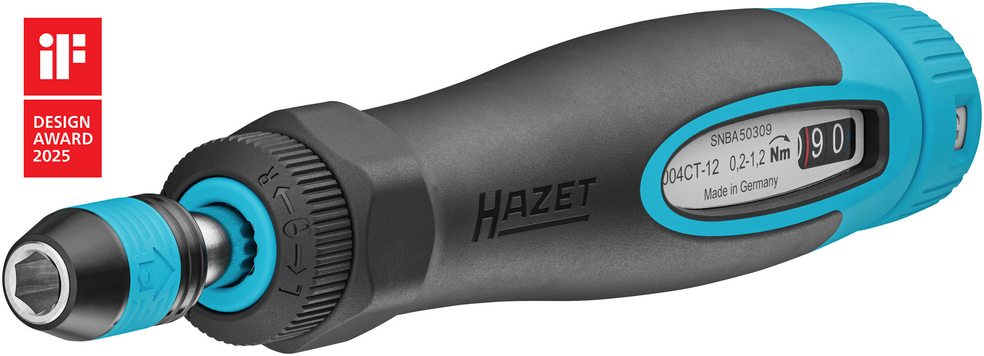HAZET Drehmomentschraubendreher mit Standardgriff 6004CT-12