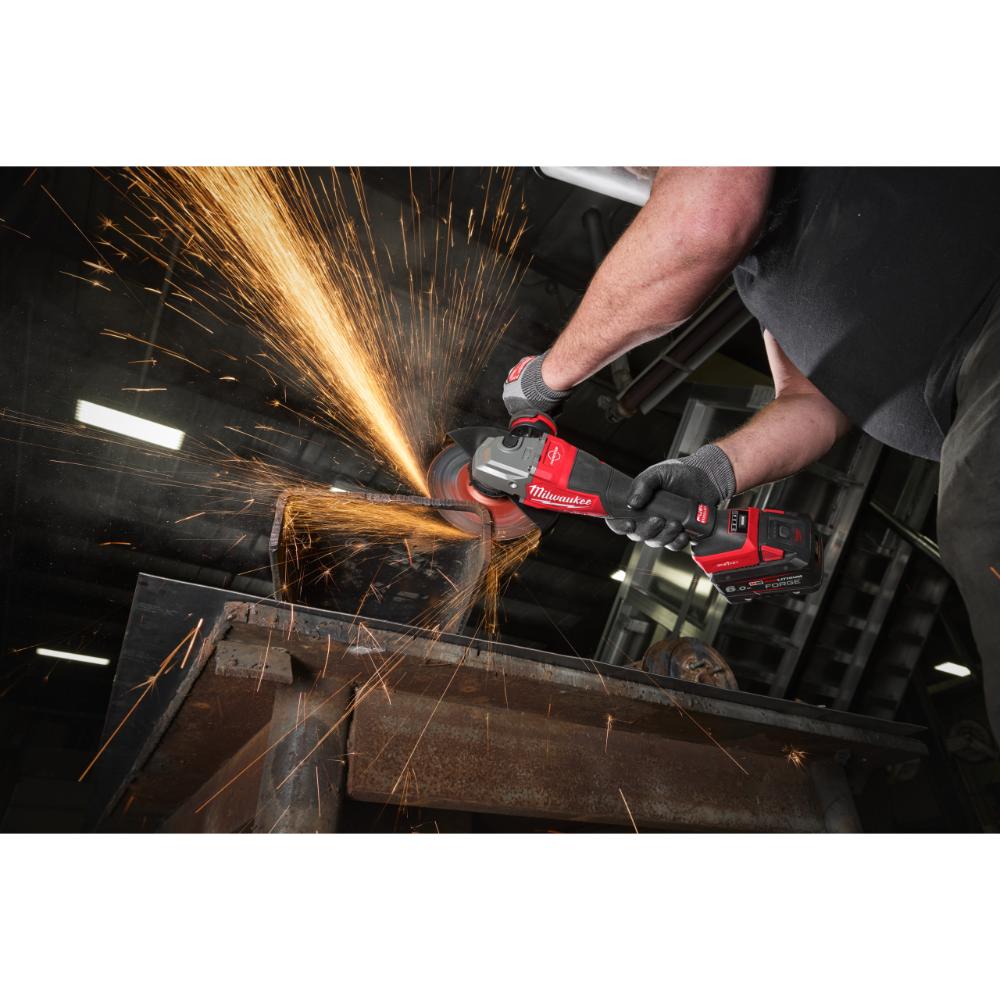 Milwaukee M18 FUEL Akku-Hochleistungswinkelschleifer 180mm mit Geschwindigkeitsregler & ONE-KEY Gen 
