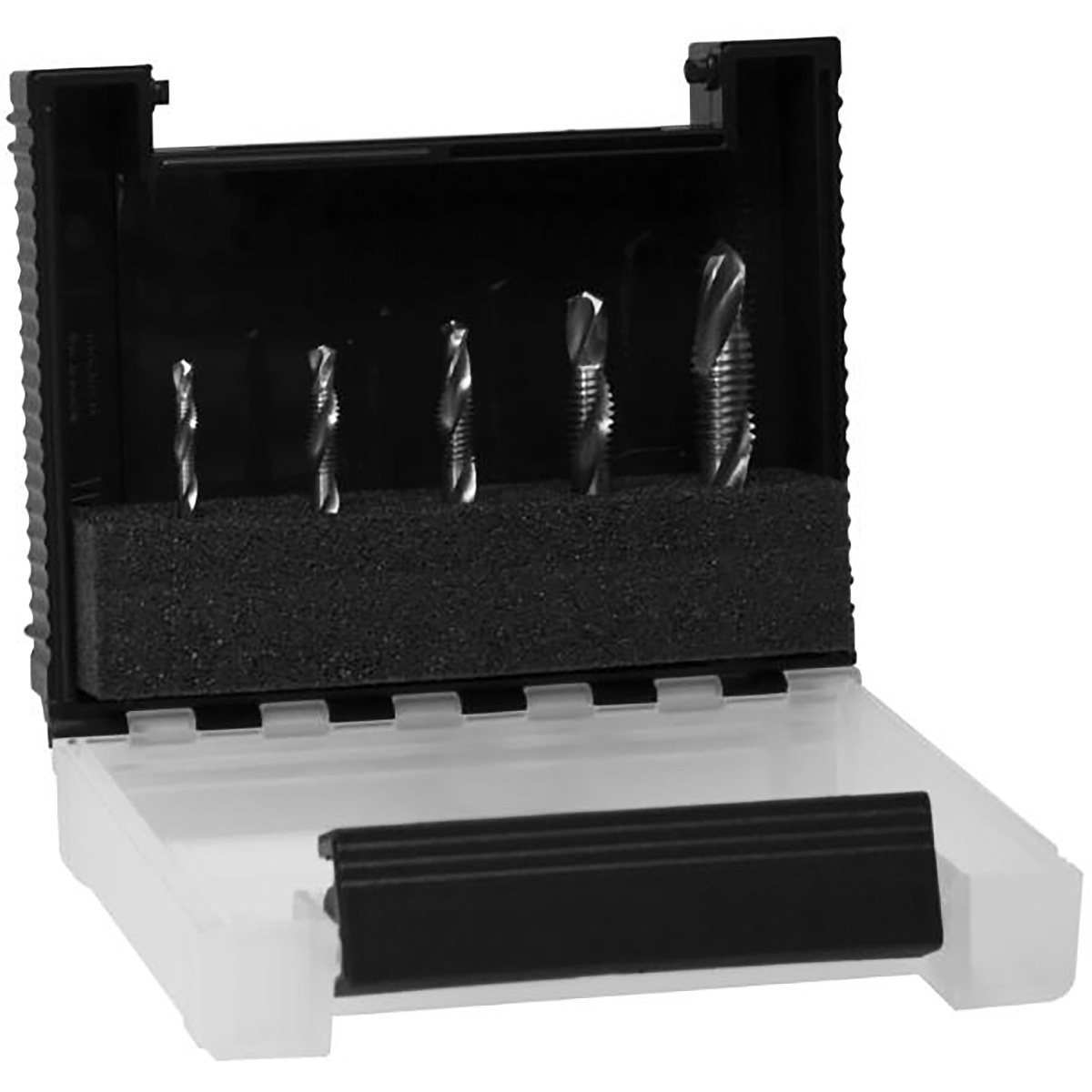 Wiha Kombigewindebohrer-Bit Set 5-teilges Set 1/4 zoll in Box - 5 Stück