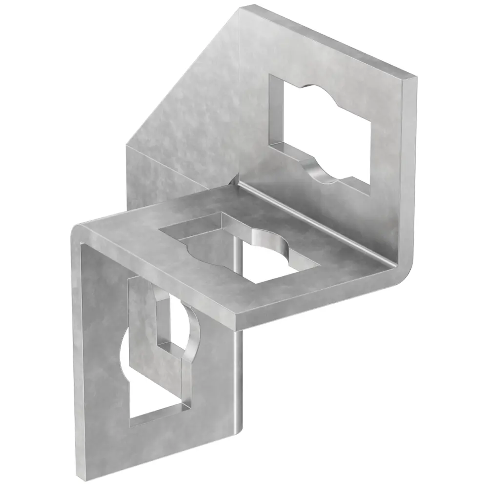 Fischer Universalwinkel PUWS 2x2 zinklamellenbeschichtet