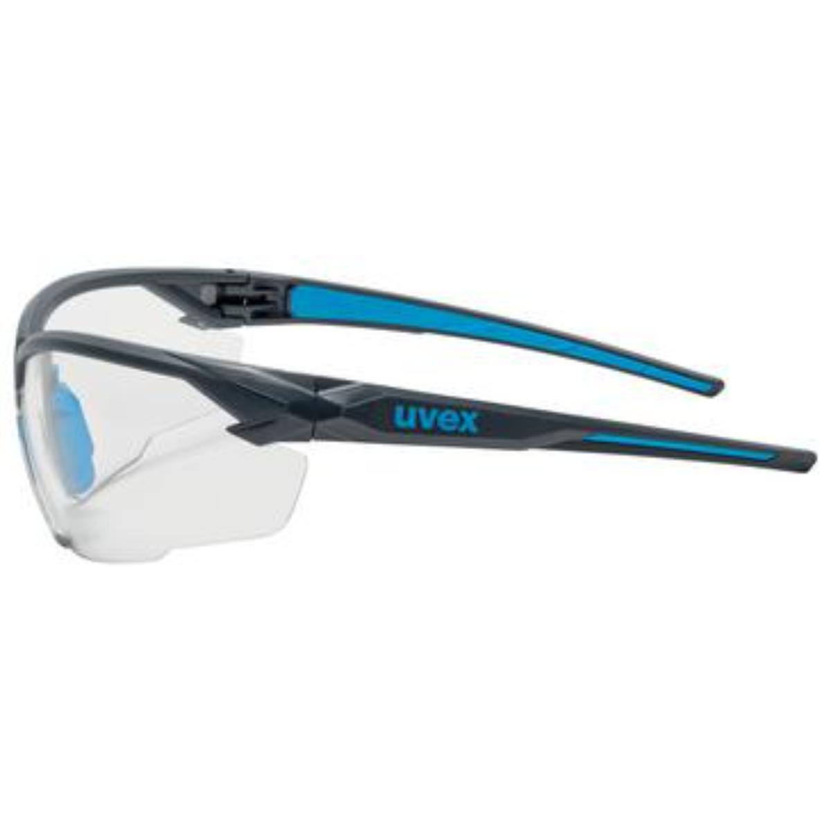uvex Bügelbrille suxxeed grau, blau, anthrazit