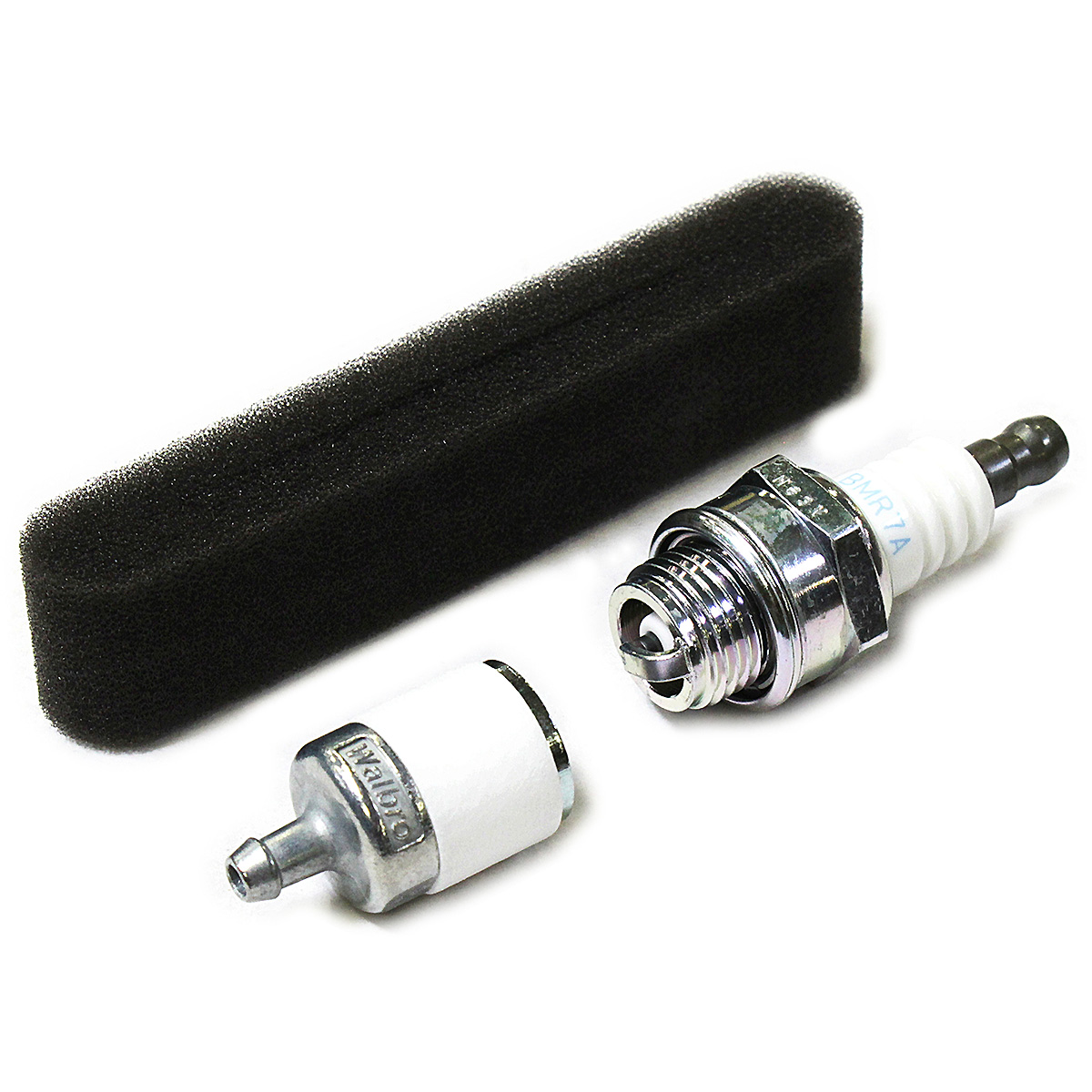 Makita Wartungs-Set 3-teilig - Zündkerze BMR7A - Benzinfilter - Luftfilter - 197689-4