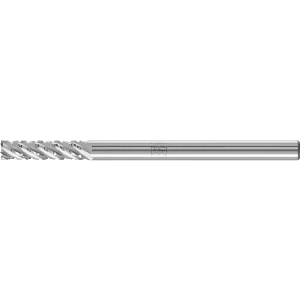 PFERD TOOLS Hartmetall Frässtift Zylinder ZYAS stirnverzahnt TITANIUM für Titan