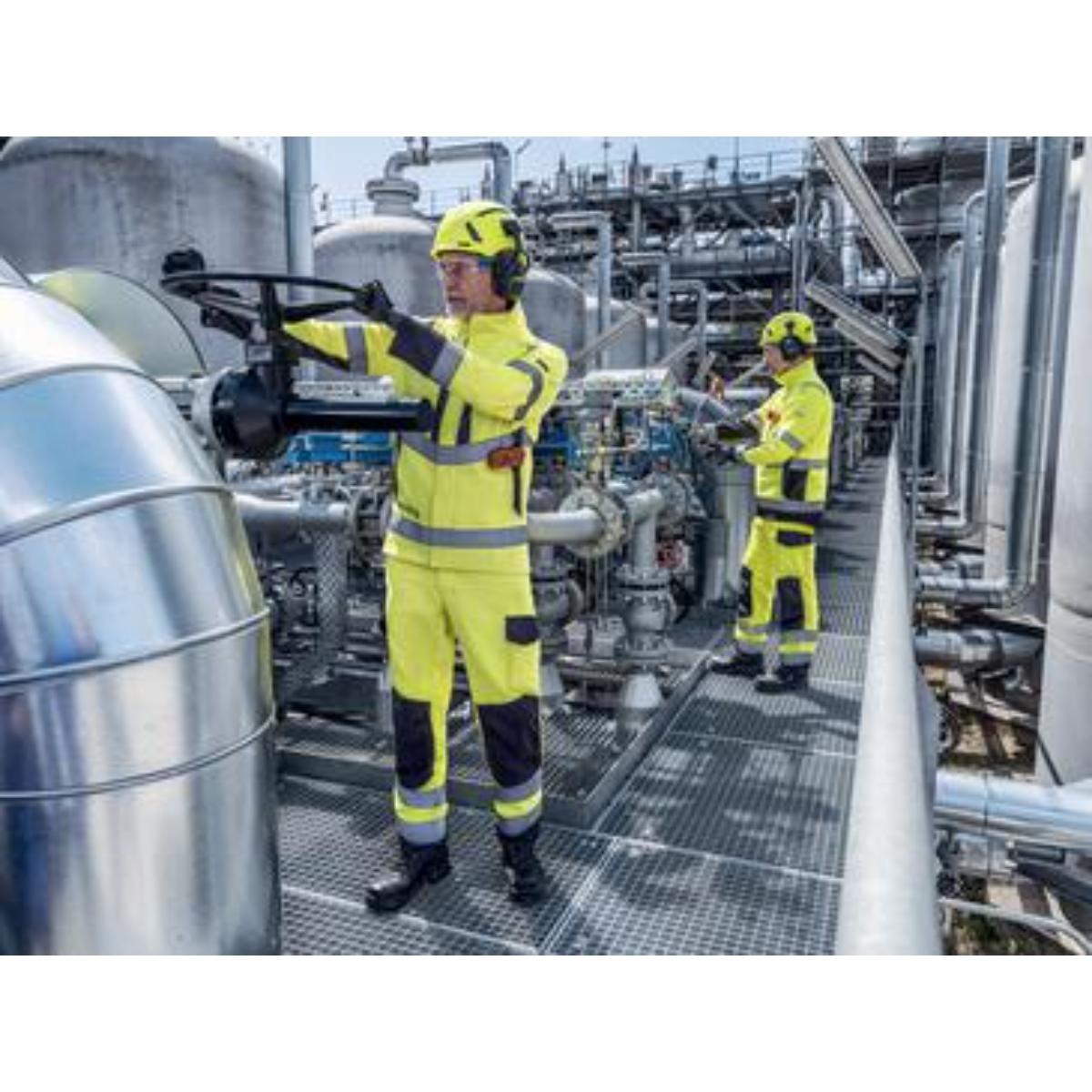 uvex pheos nxt Bügelbrille innen beschlagfrei, außen extrem kratzfest & chemikalienbeständig anthrazit/blau