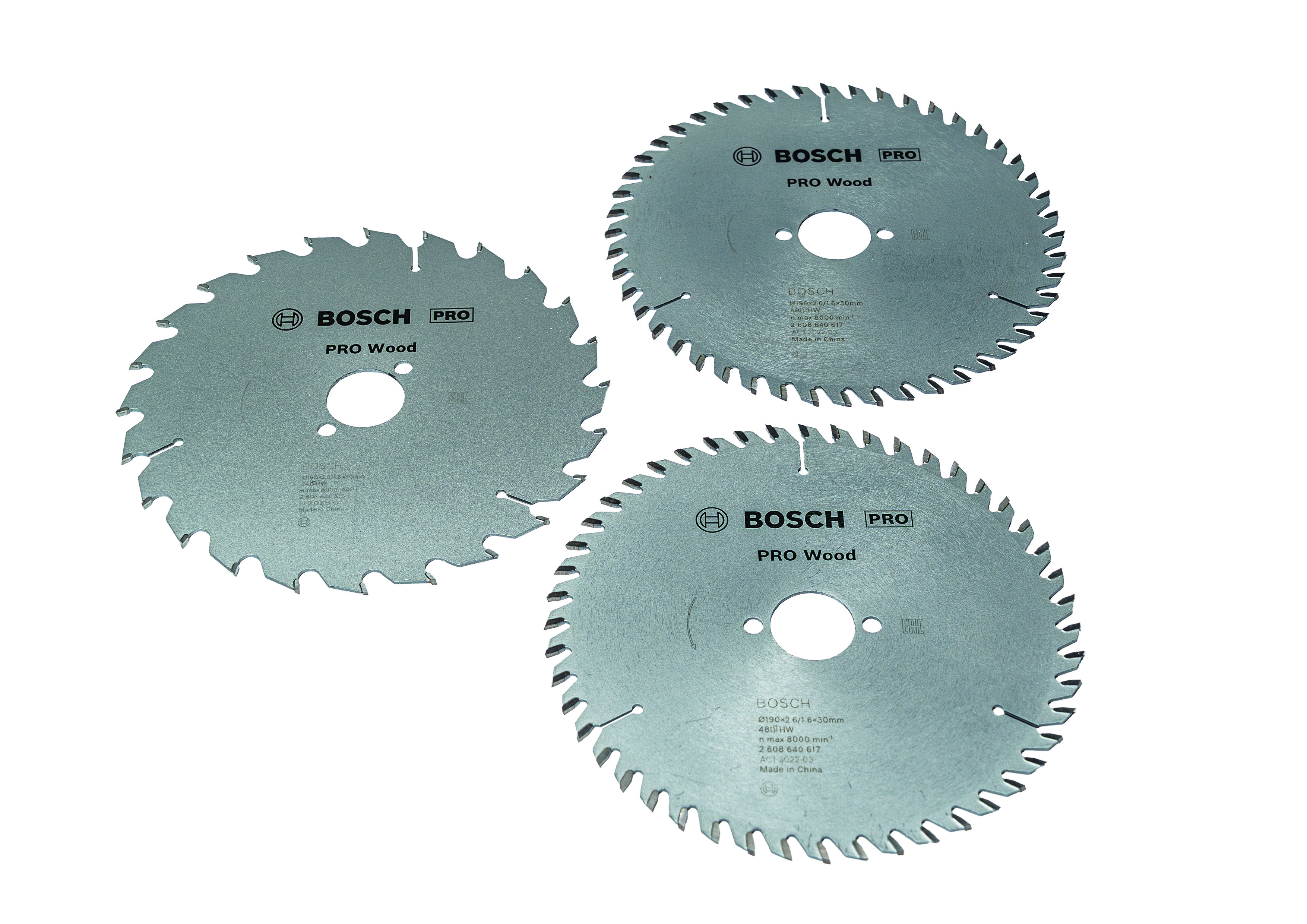Bosch PRO Holz kreissägeblätter KSB, 190mm, 3er Pack