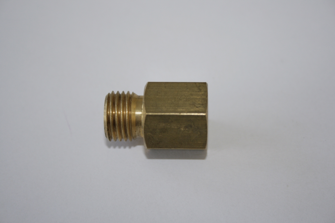 ELMAG Messing-Adapter IG M12x1 x AG 1/4'