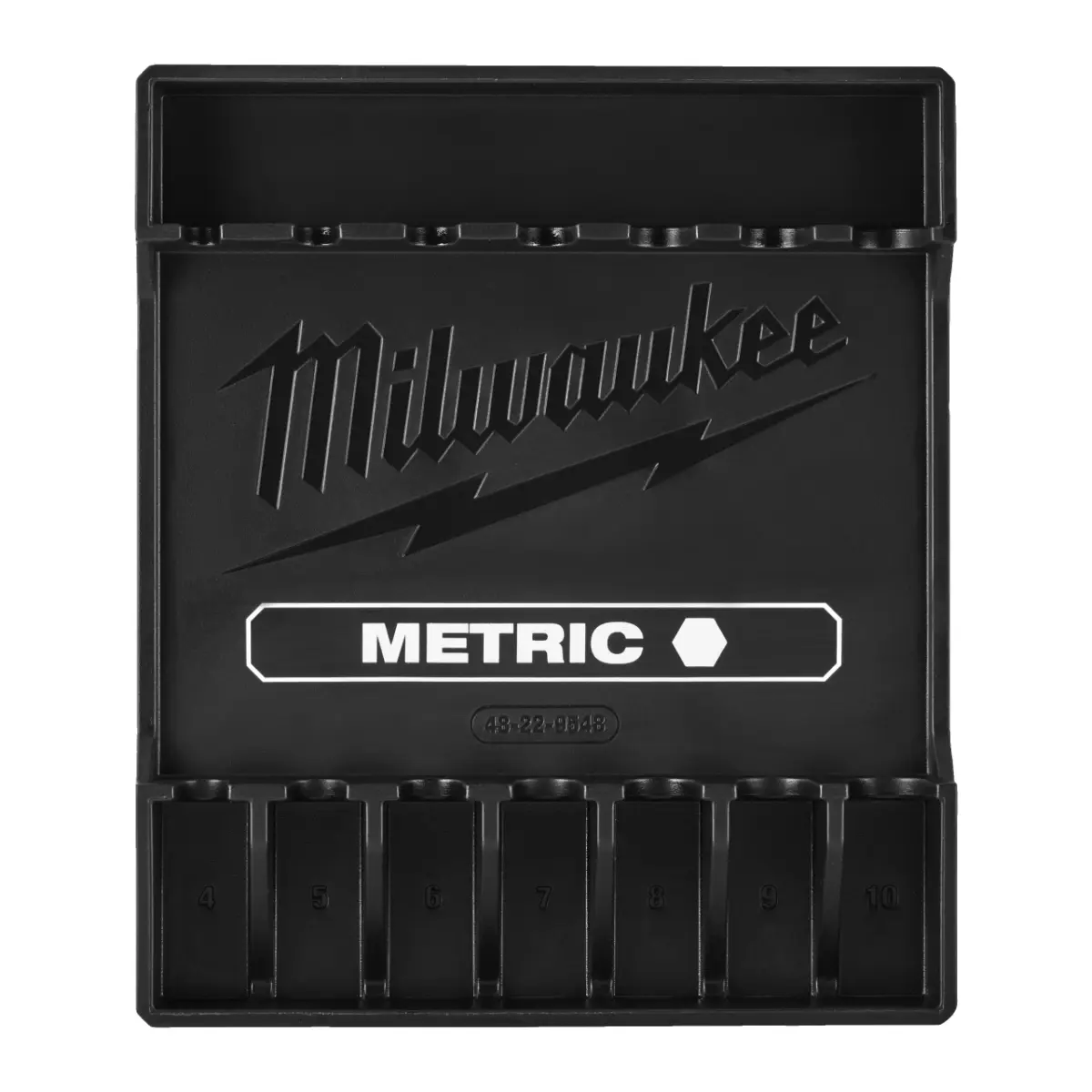 Milwaukee Innensechskant Bit-Steckschlüsseleinsatz metrisch 3/8" lang Set 7-teilig, schwenkbar