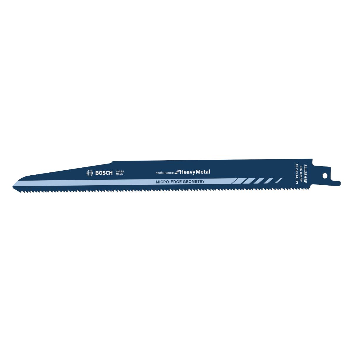 Bosch Säbelsägeblatt S 1125 HBF, Endurance for Heavy Metal, 5er-Pack