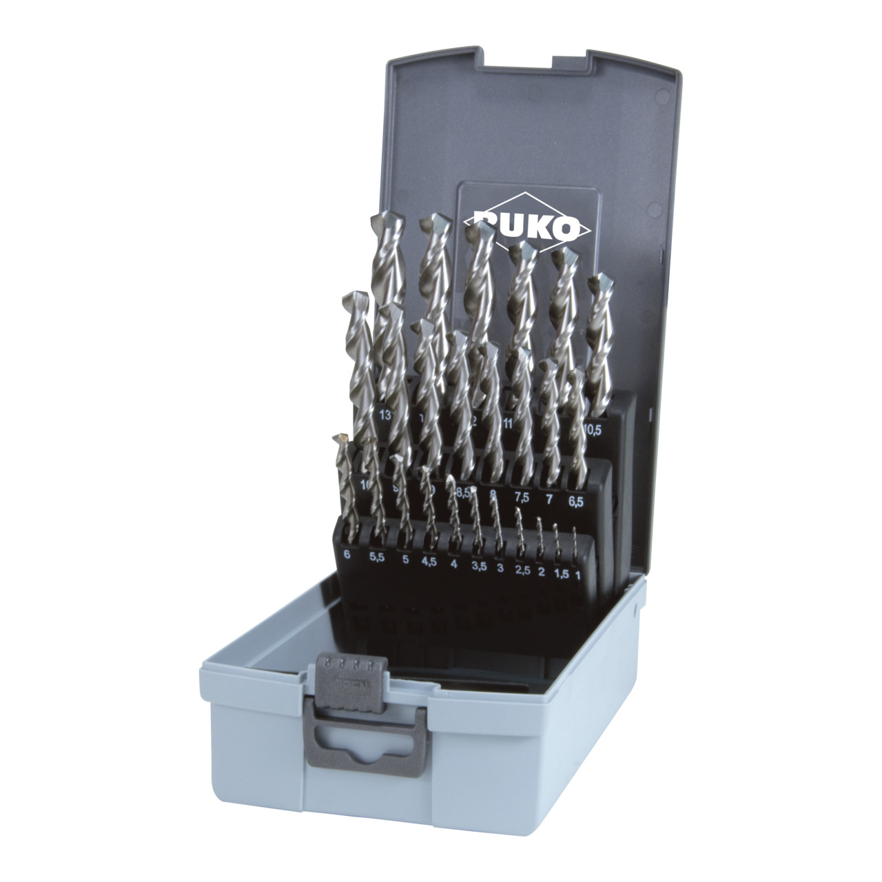 RUKO Spiralbohrer-Satz DIN 338 TL 3000 HSS - 25-tlg.