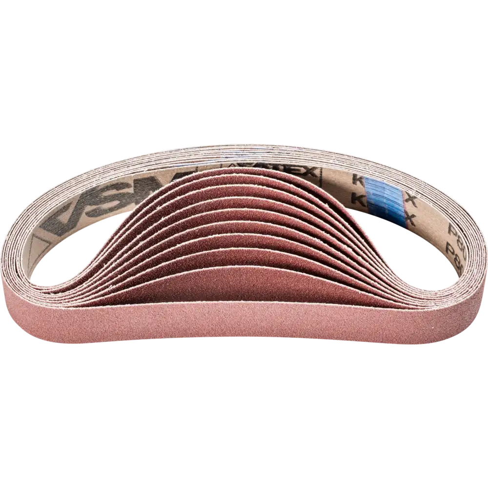 PFERD TOOLS Korund Schleifband BA für universelle Anwendung mit Rohrbandschleifer