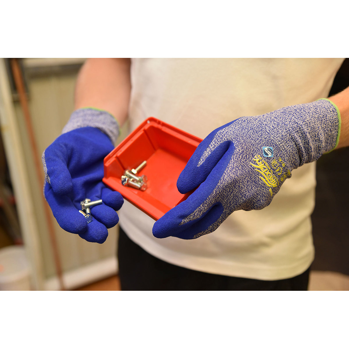 Kerbl Feinstrickhandschuh AirexDry mit Nitril