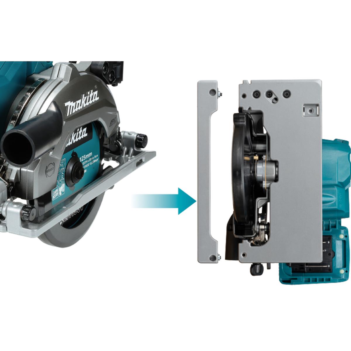 Makita Akku-Handkreissäge40V max. 6.400 min-1 47 mm 45°R/15°L